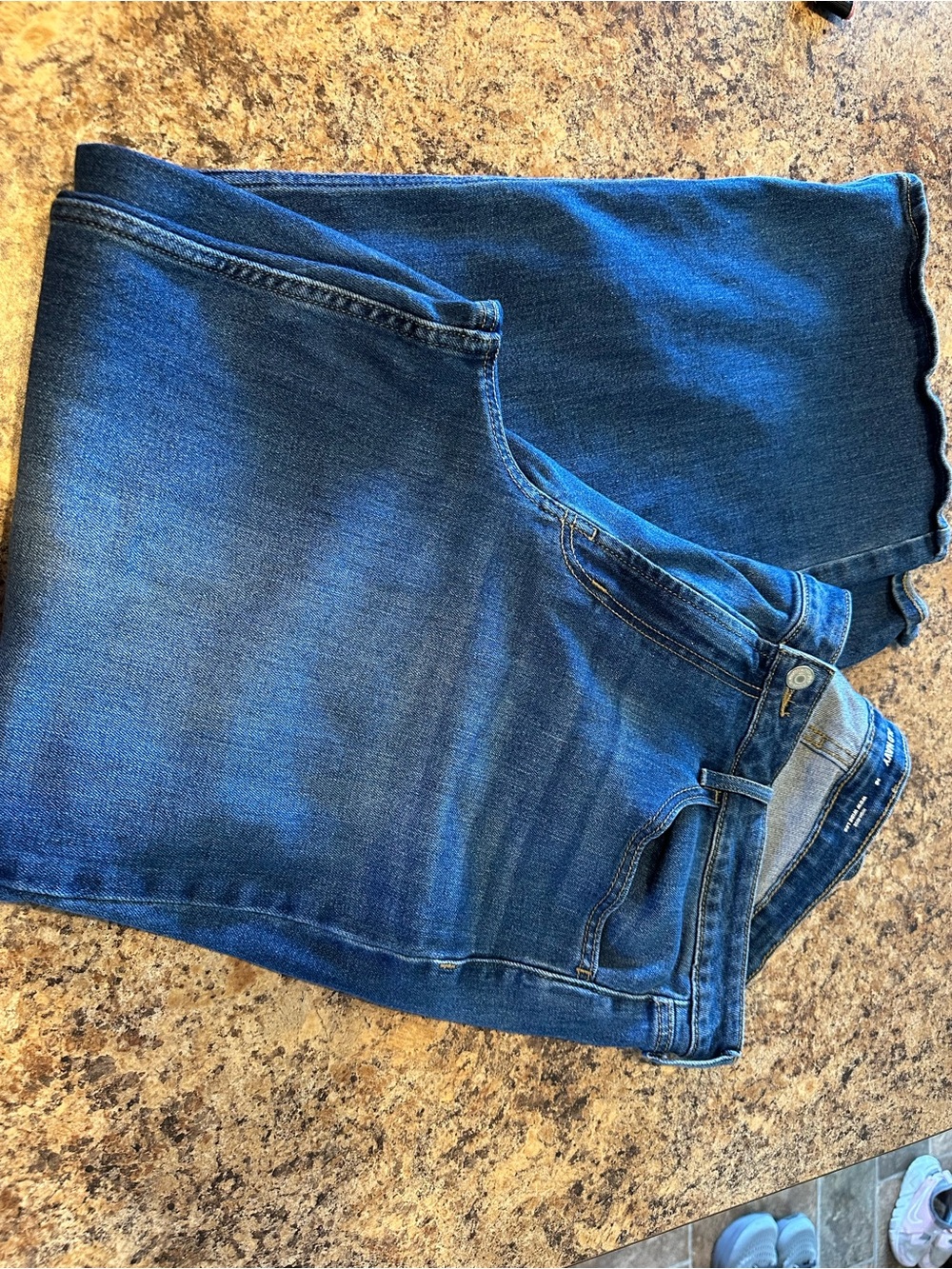 Old Navy Women's Dark Blue WOW Wide Leg Jeans Sz 16